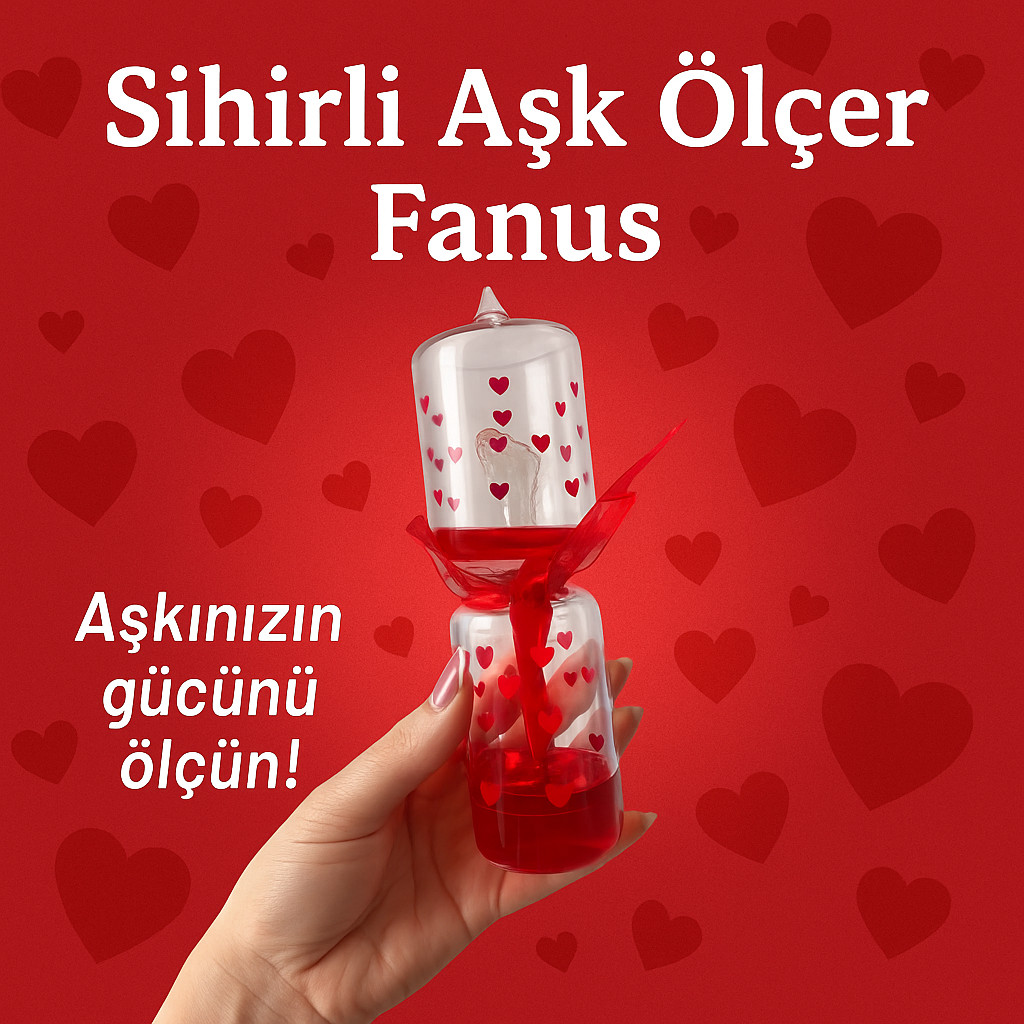 Sihirli Aşk Ölçer Fanus